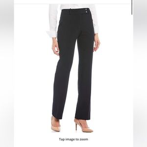 Calvin Klein curvy fit straight leg trousers - black, size 8